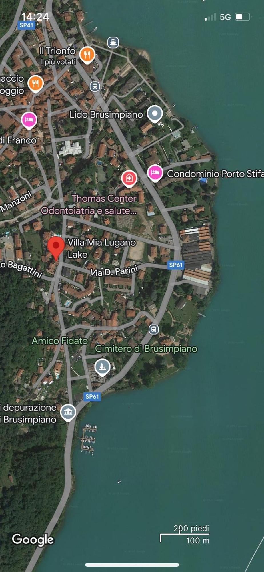 Villa Mia Lugano Lake Brusimpiano Zewnętrze zdjęcie